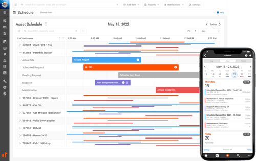 Tenna's Schedule Product linked with Resource Management